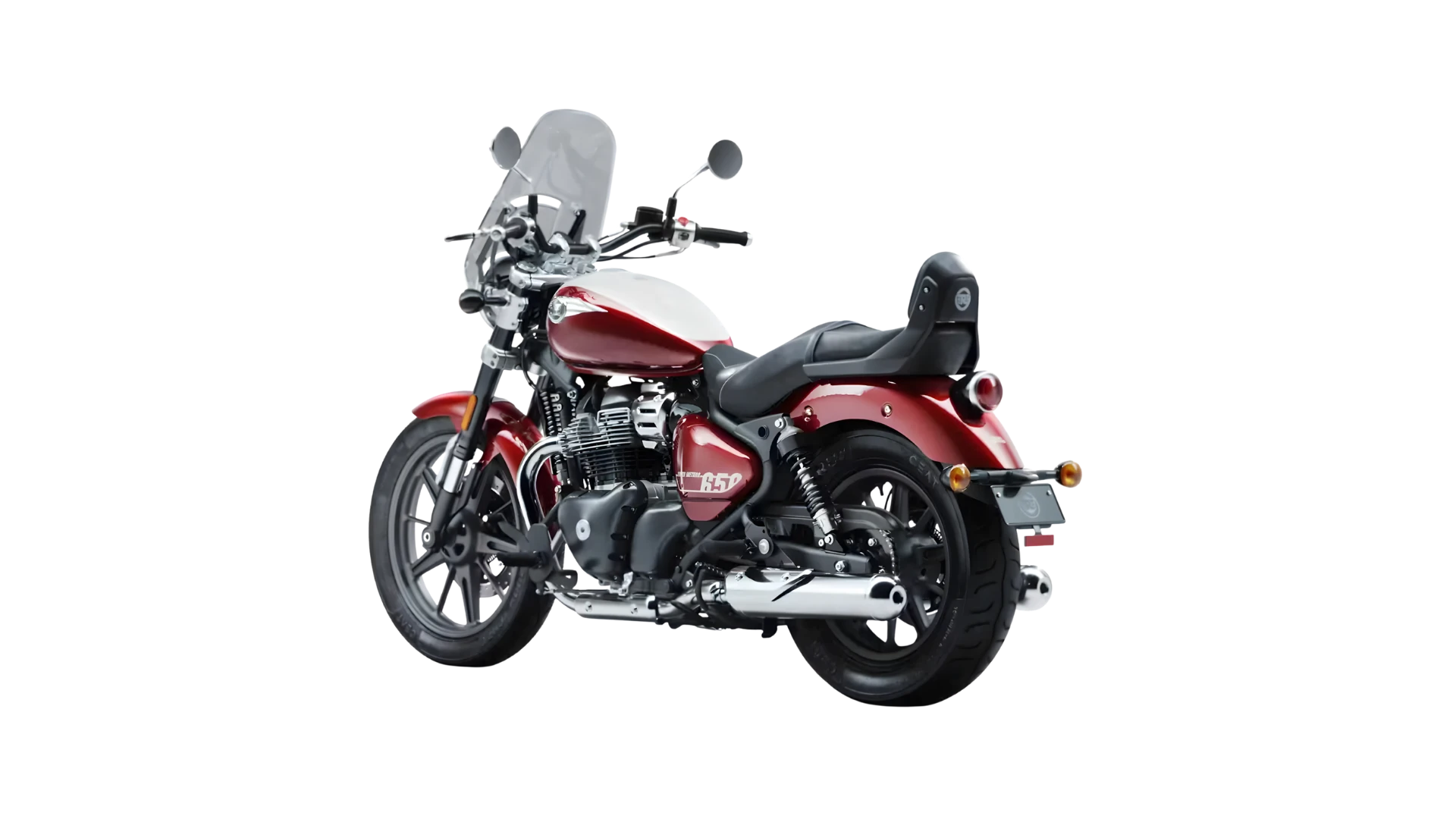 meteor 650 left rear